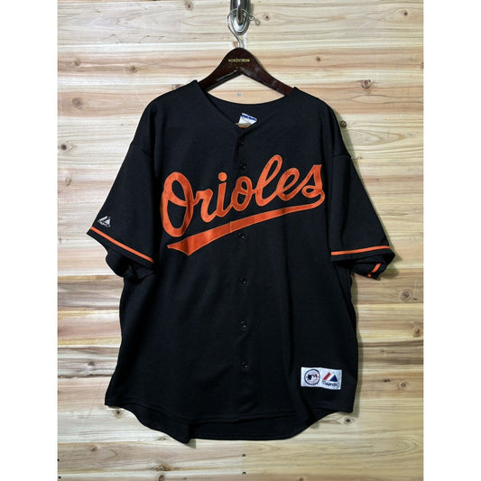 Vintage Baltimore Orioles Sammy Sosa Majestic Jersey Sz XL MLB Baseball Black