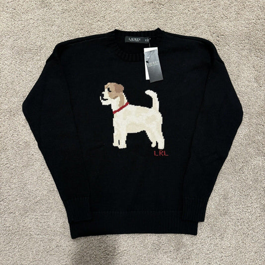 Lauren Ralph Lauren Scottie Terrier Dog Pullover Sweater Size Women’s Small NWT