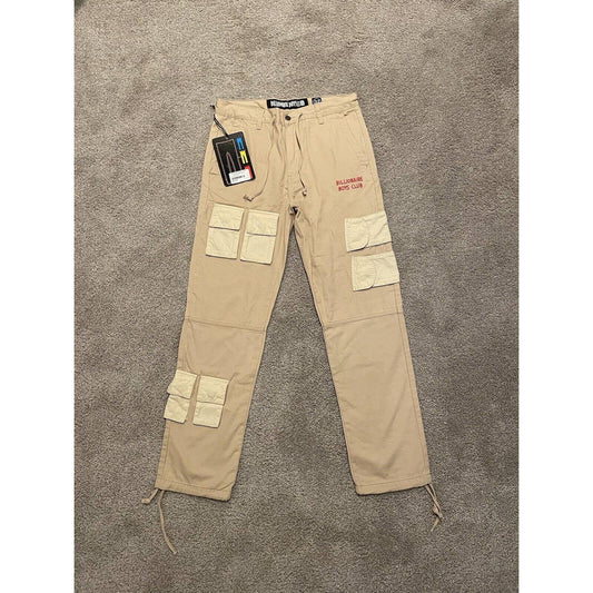 Brand New Billionaire Boys Club BB Durango Cargo Pants Embroidered 32X30